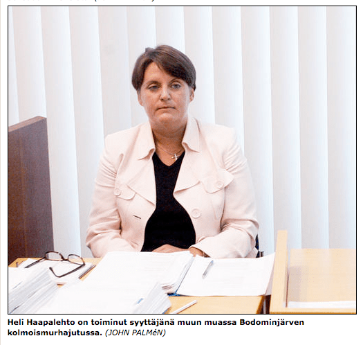 Syyttäjä Heli Haapalehto